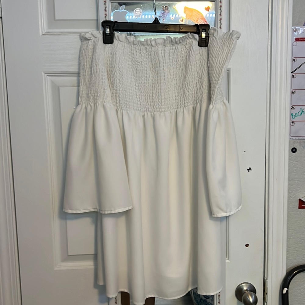 white dress
